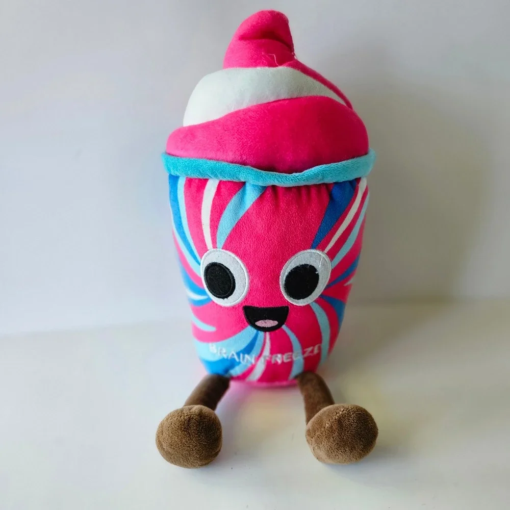BMI Snack Ums BRAIN FREEZE Slushie Plush Funny Goodie Stuffed Toy